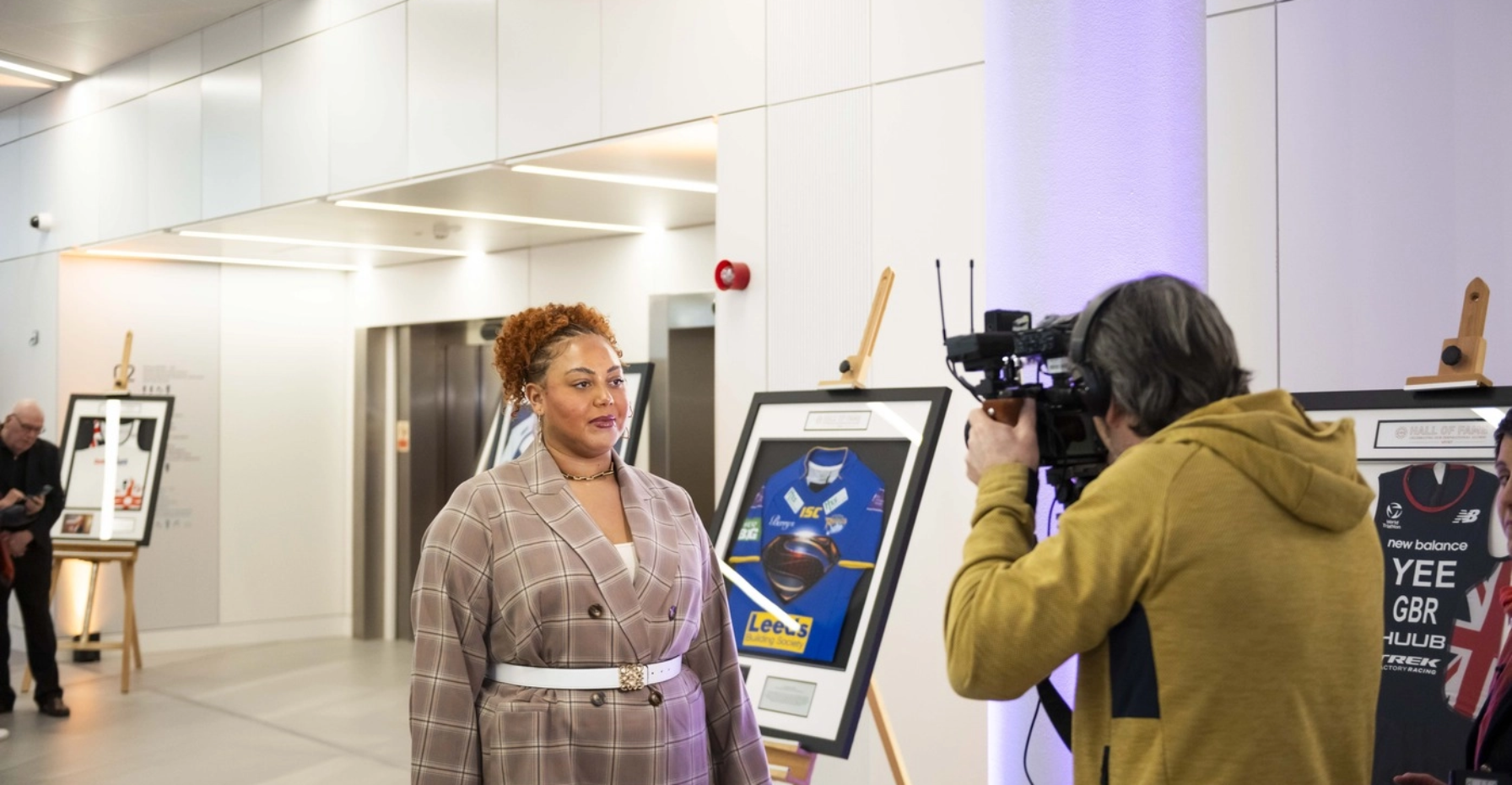 Emily Campbell press coverage interview at Leeds Beckett University Hall of Fame