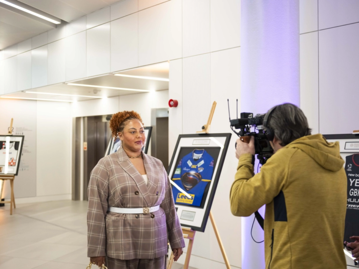 Emily Campbell press coverage interview at Leeds Beckett University Hall of Fame