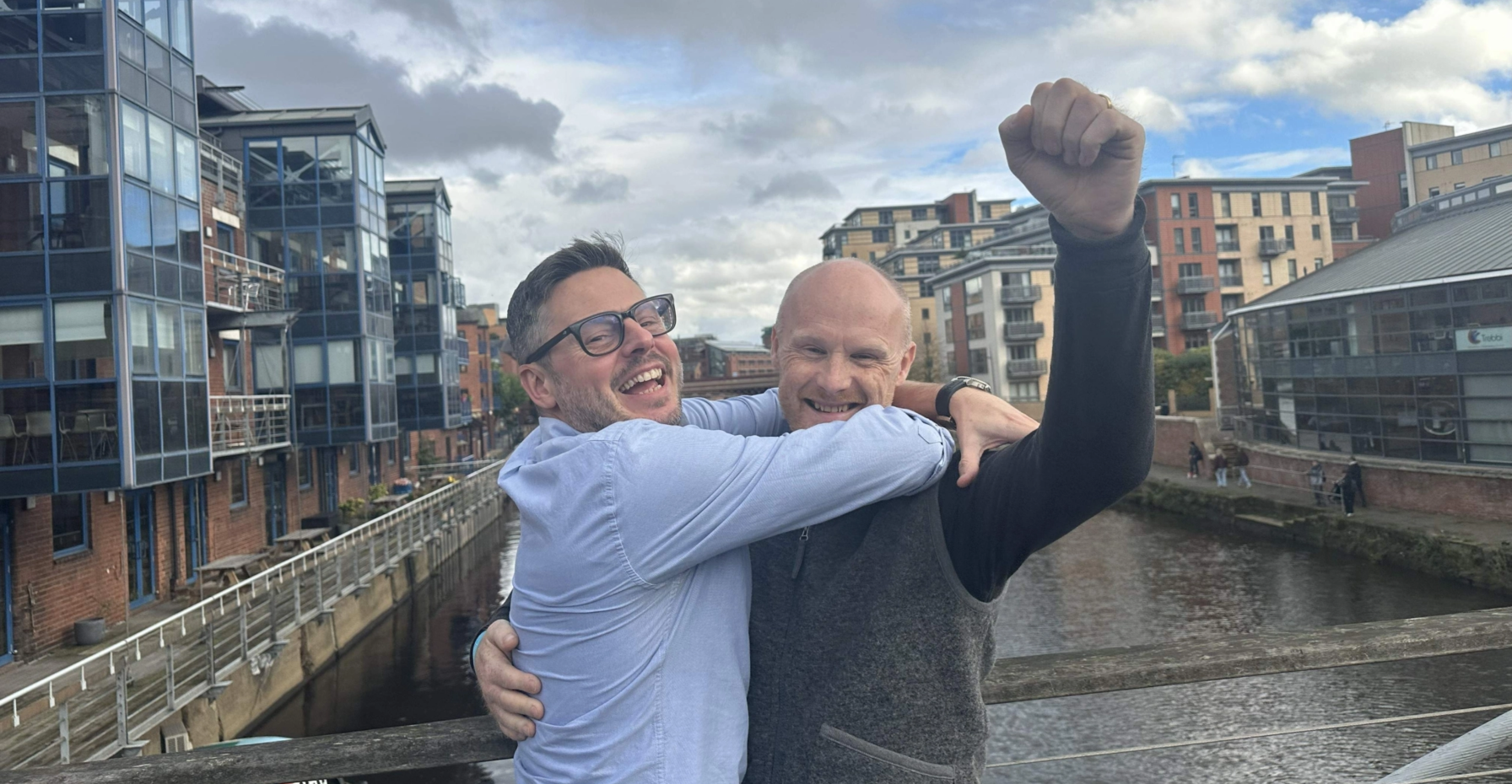 Aberfield Communications directors Tim Downs and Ian Briggs (L-R)