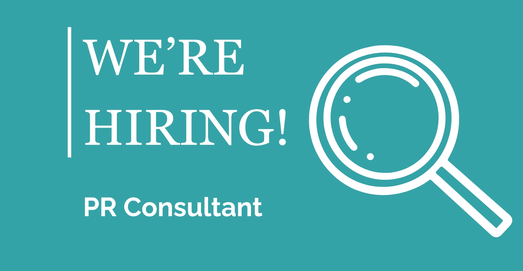 Aberfield is hiring for a new PR Consultant
